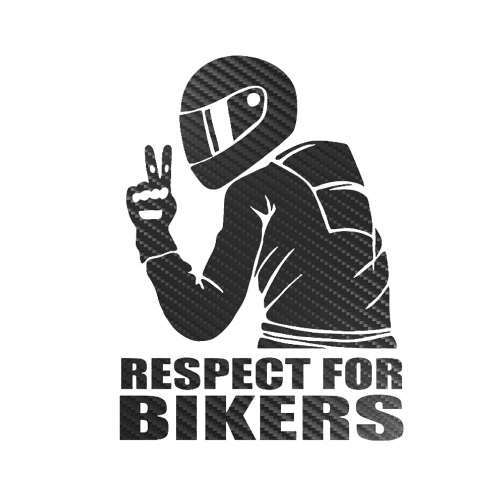 Respect For Bikers Automobile Sticker