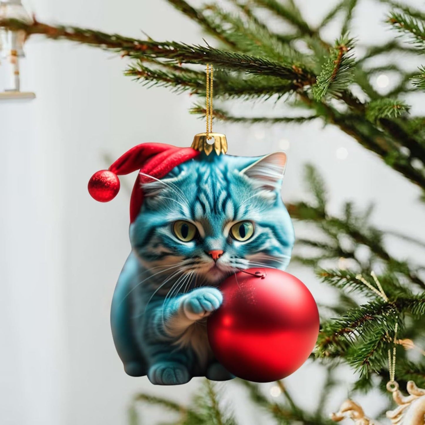 Christmas Creative Kitty Automobile Hanging Ornament