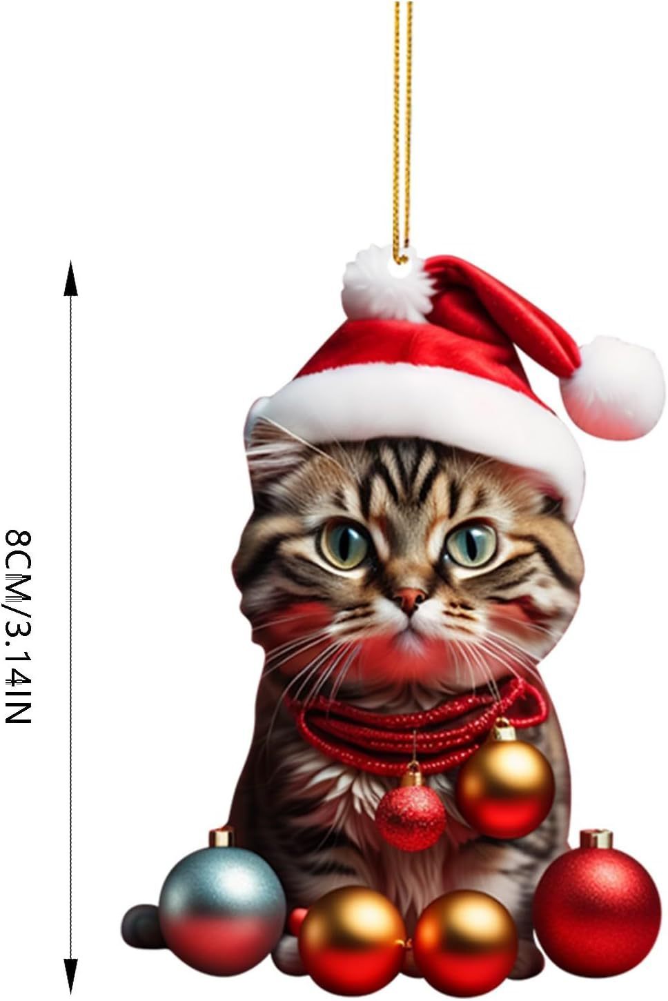 Christmas Creative Kitty Automobile Hanging Ornament