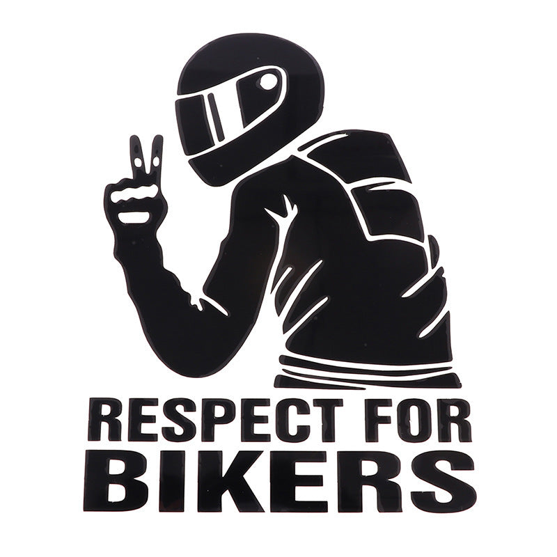 Respect For Bikers Automobile Sticker