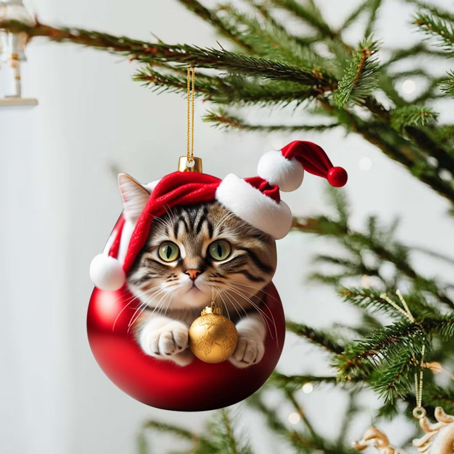 Christmas Creative Kitty Automobile Hanging Ornament