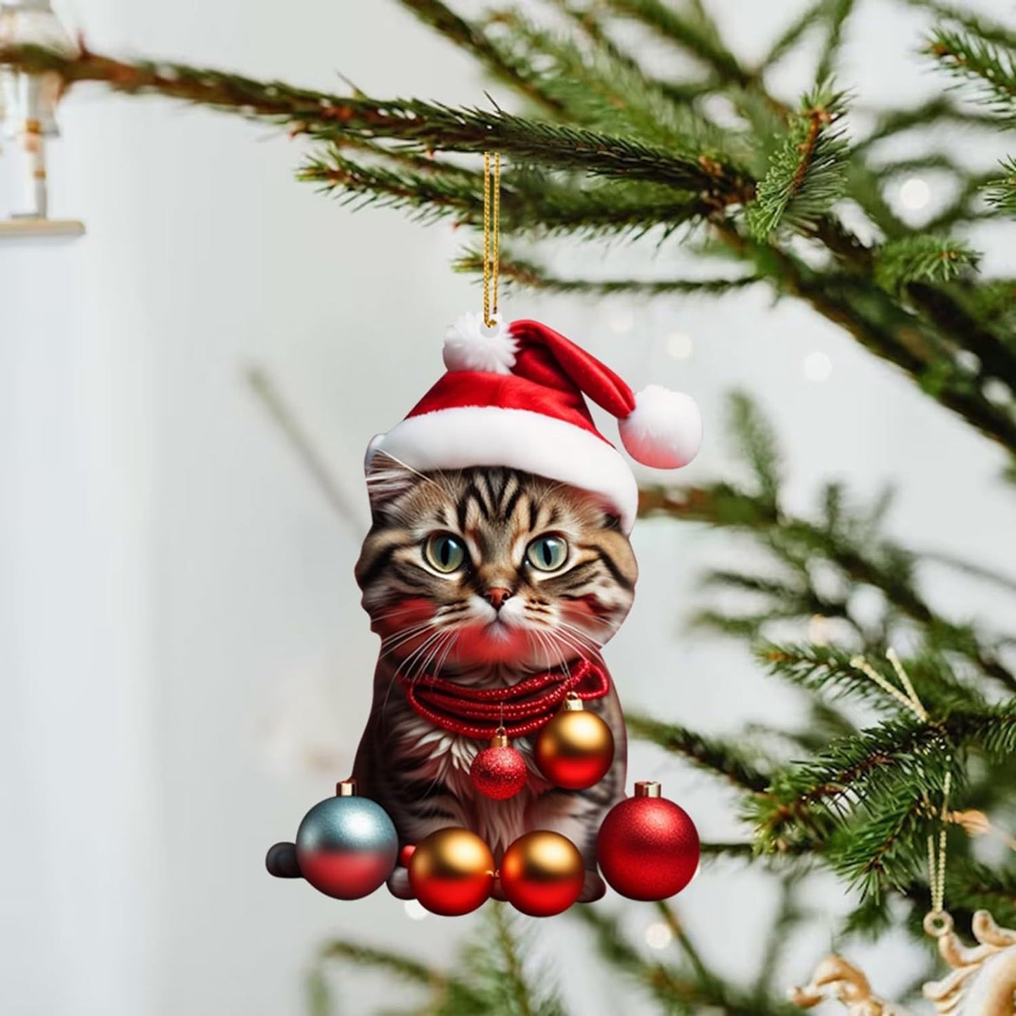 Christmas Creative Kitty Automobile Hanging Ornament