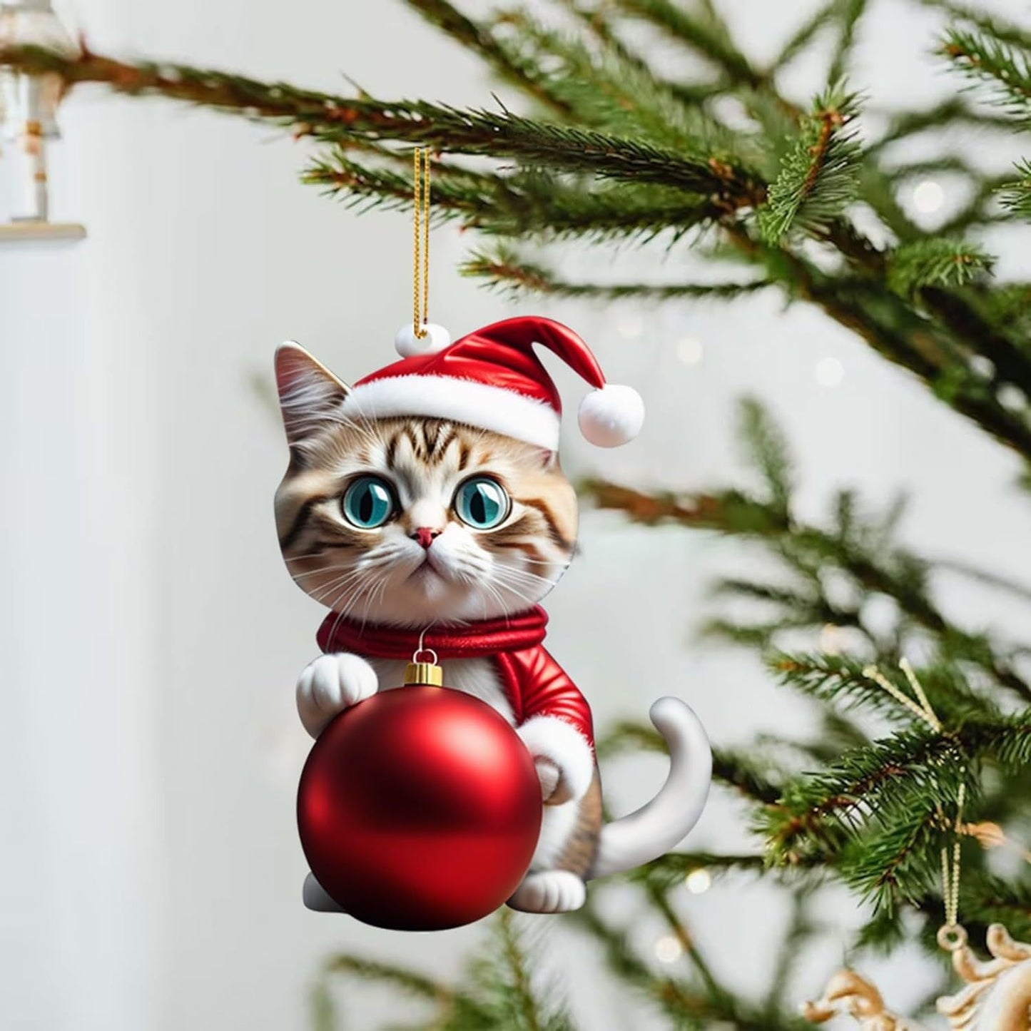 Christmas Creative Kitty Automobile Hanging Ornament