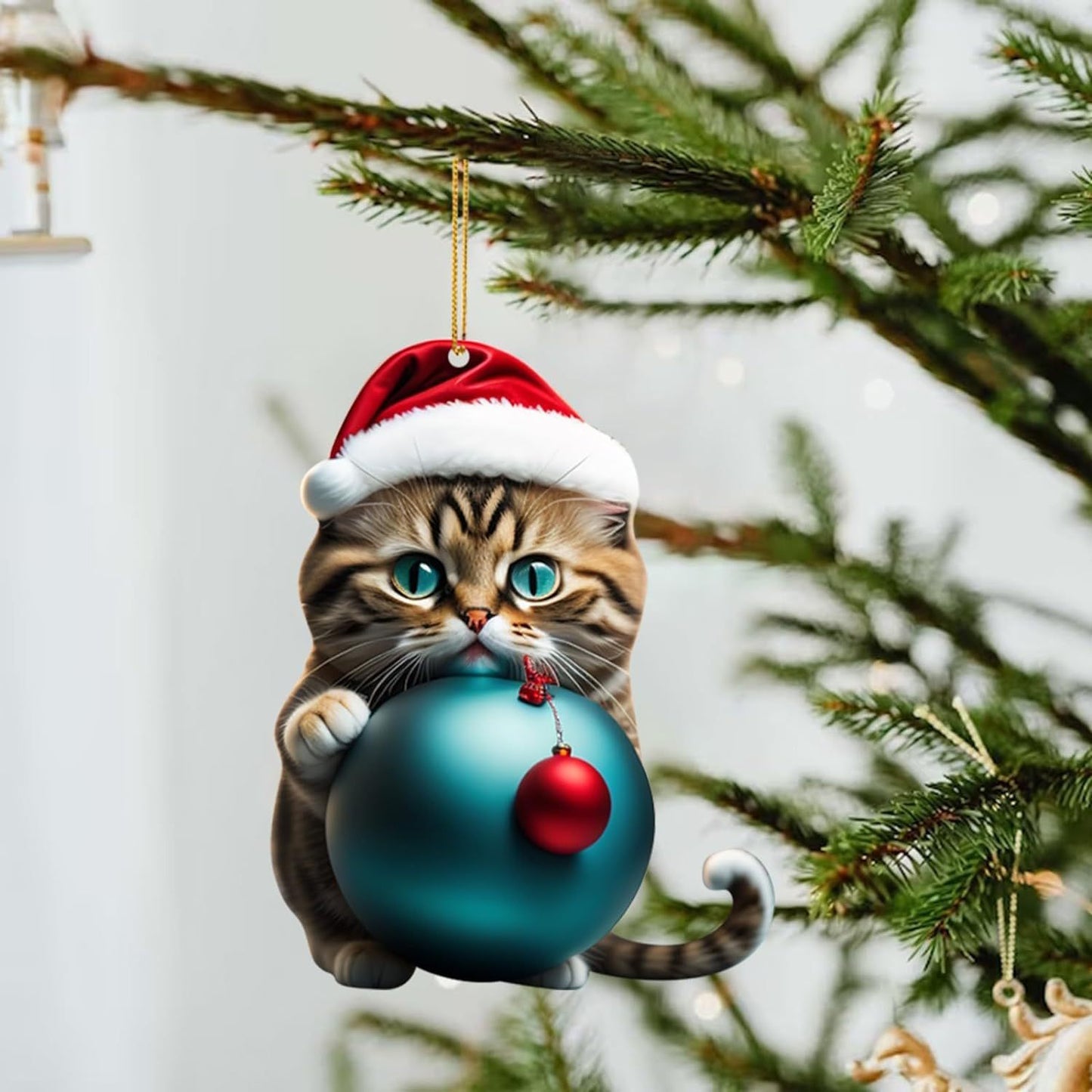 Christmas Creative Kitty Automobile Hanging Ornament